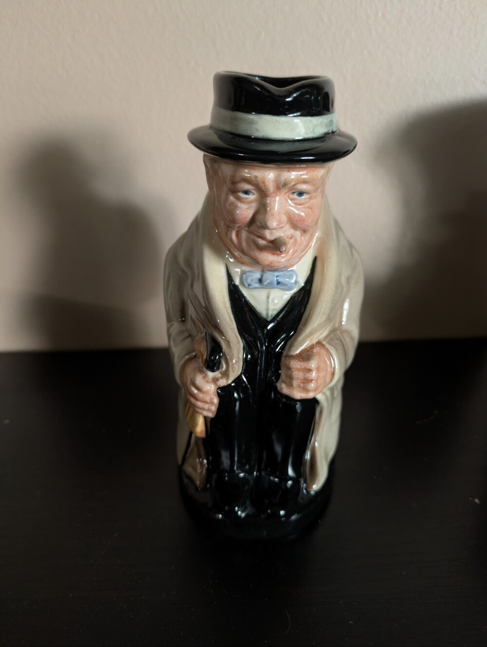 Winston Churchill Toby Jug.  Royal Doulton Collection From England.  Vintage.
